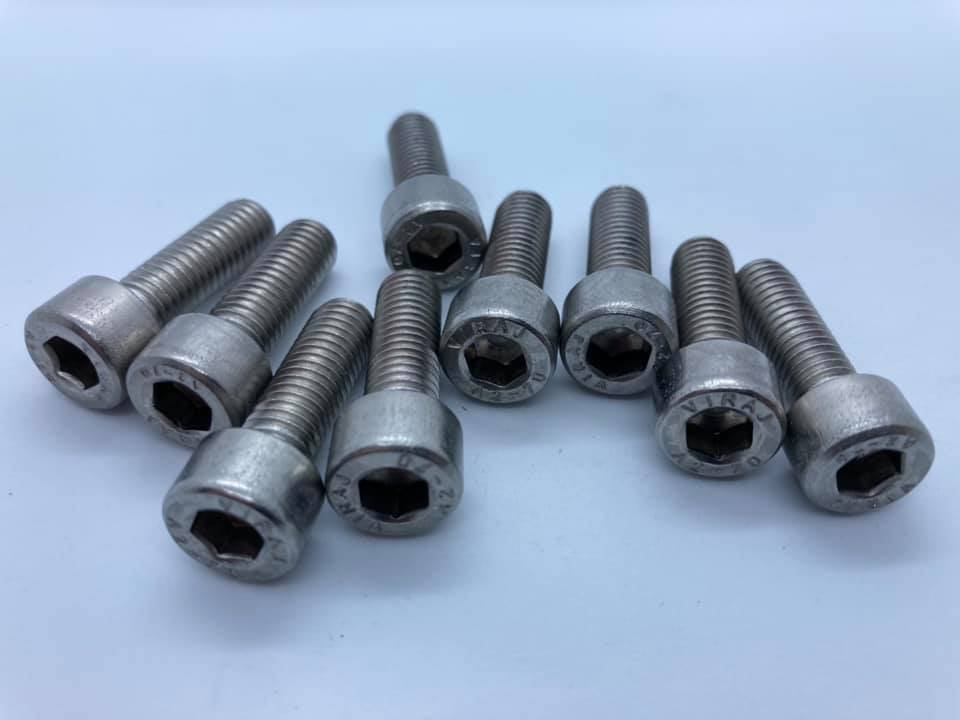 Stainless Steel Cap Head Exhaust Manifold Bolts.