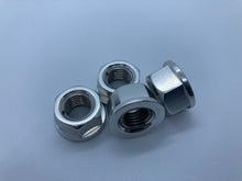 Load image into Gallery viewer, Aluminium M8 Nuts With Steel Threads.
